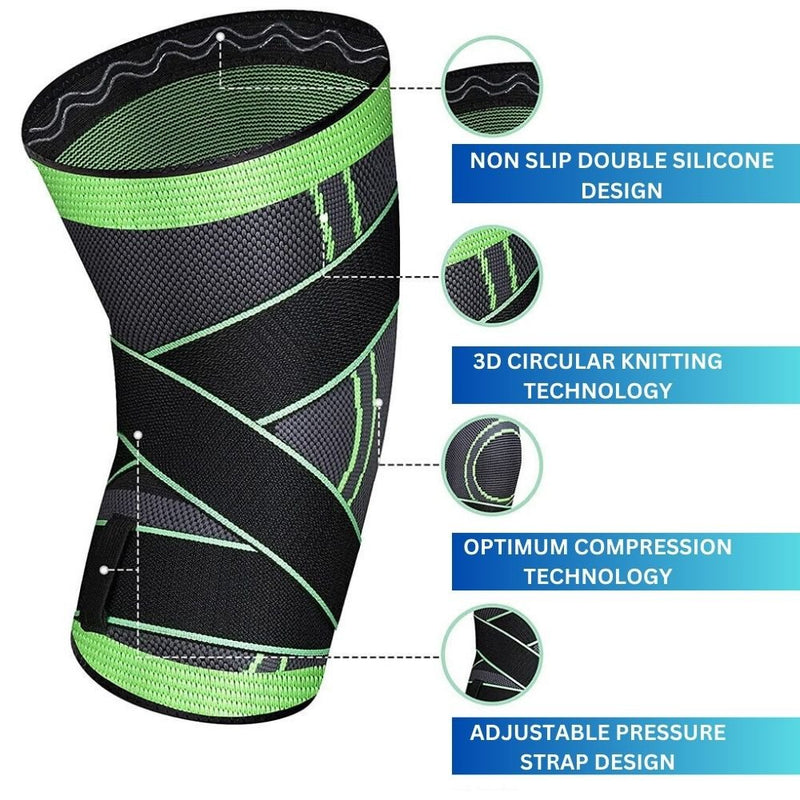 Compression knee sleeve